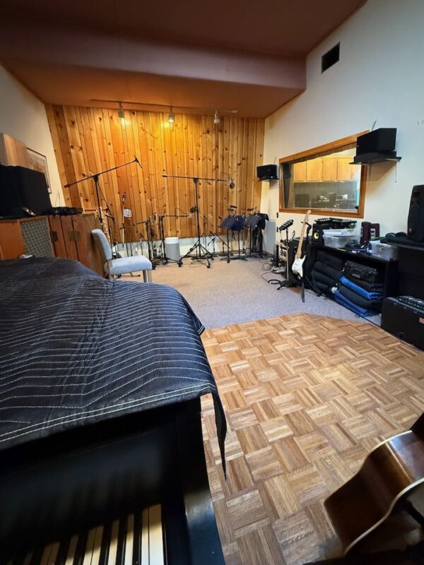 Studio with Steinway grand piano